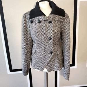 Tweed blk/wht jacket